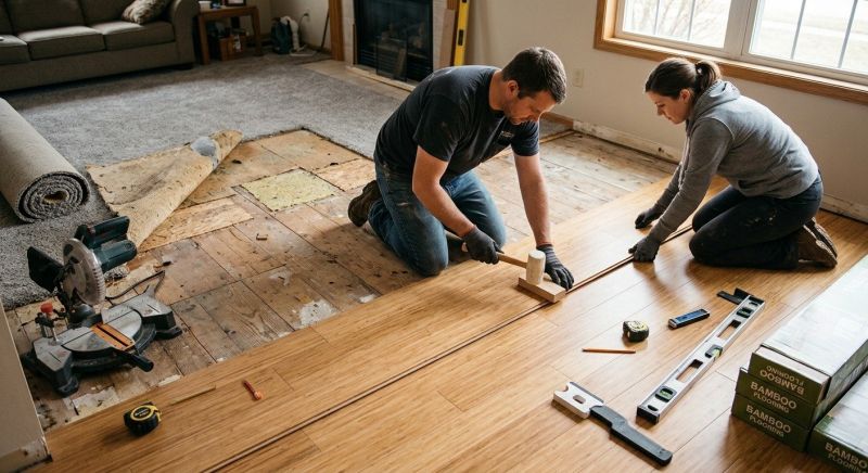 Bamboo Flooring Installation in Catonsville, MD
