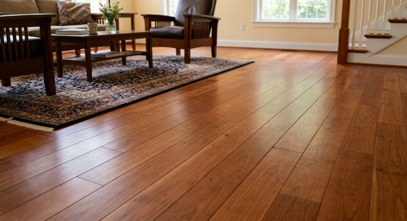 Cherry Floor Installation in Baltimore County, MD