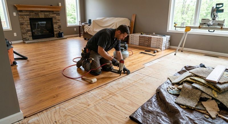 Hardwood Floor Installation in Howard County, MD