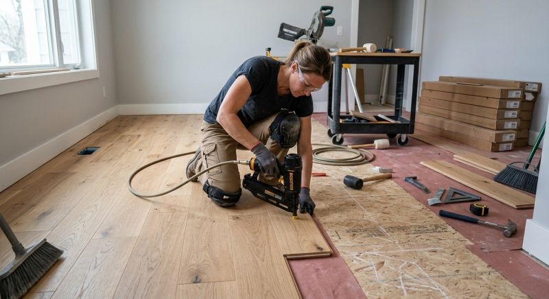 Hardwood Floor Installation in Silver Spring, MD