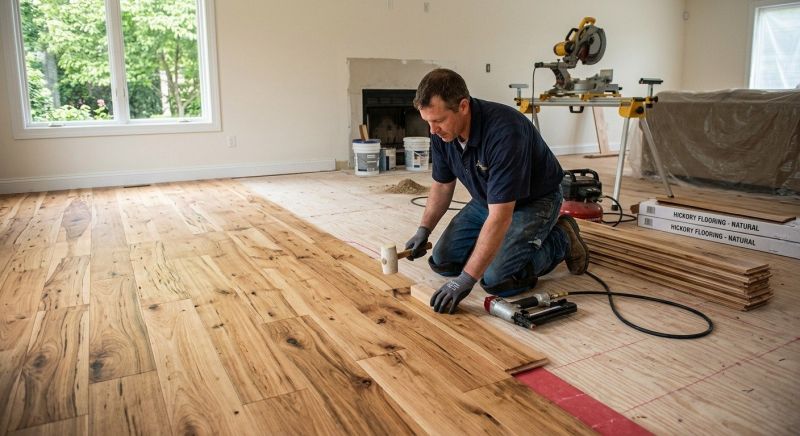 Hickory Floor Installation in Catonsville, MD