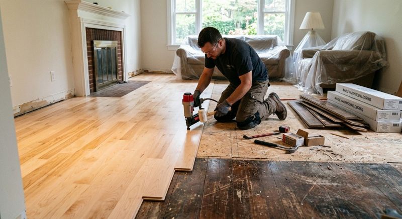 Maple Flooring Installation in Crofton, MD