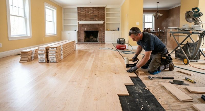 Maple Flooring Installation in Fallston, MD