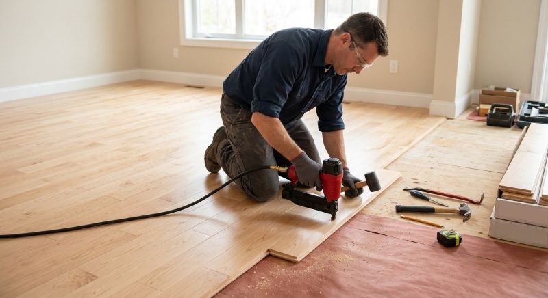 Maple Flooring Installation in Pasadena, MD