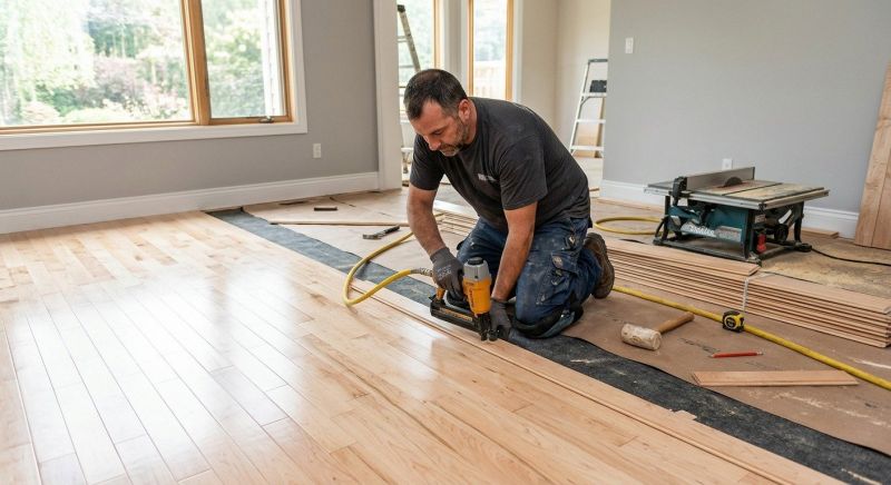Maple Flooring Installation in Woodstock, MD