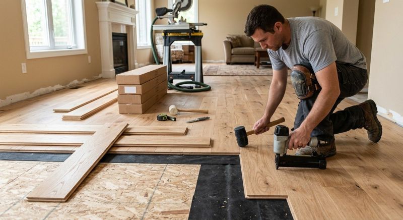 Oak Floor Installation in Ashton, MD