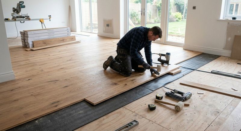 Oak Floor Installation in Fallston, MD