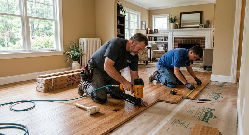 Oak Floor Installation in Hampstead, MD