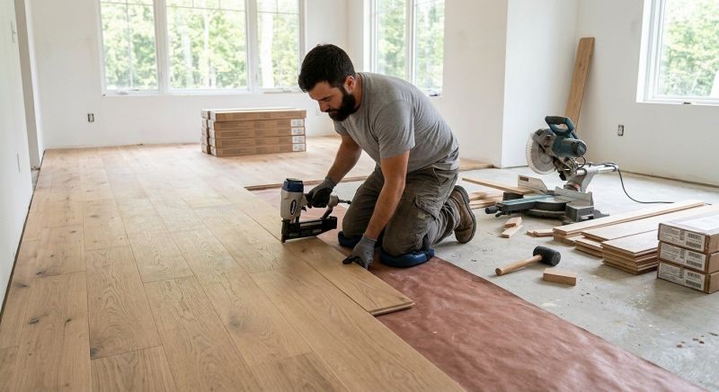 Oak Floor Installation in Monkton, MD