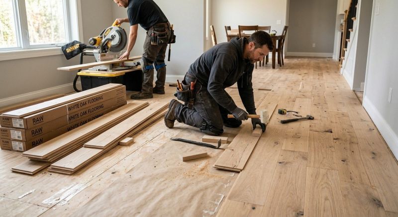 Oak Floor Replacement in Catonsville, MD