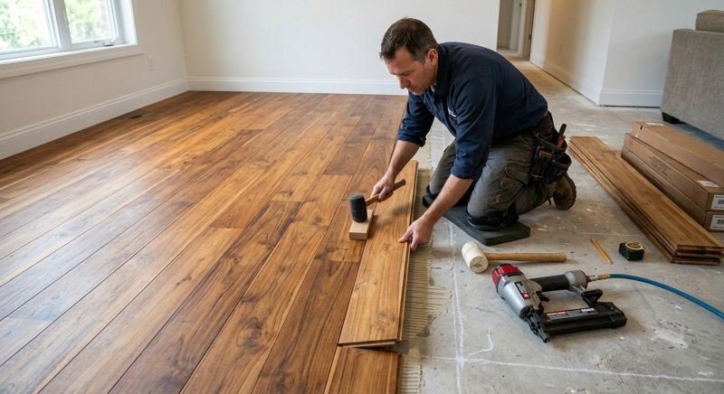 Teak Flooring Installation in Catonsville, MD