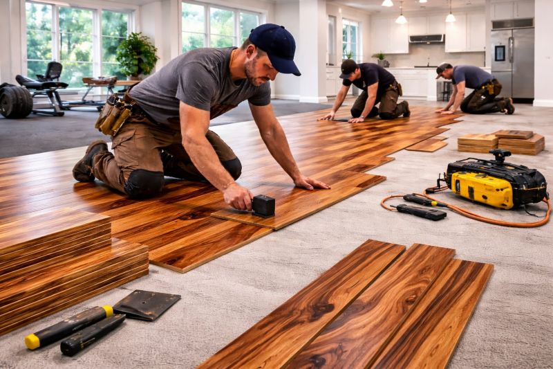 Teak Flooring Installation in Catonsville, MD