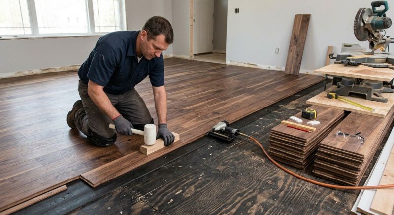 Walnut Flooring Installation in Catonsville, MD