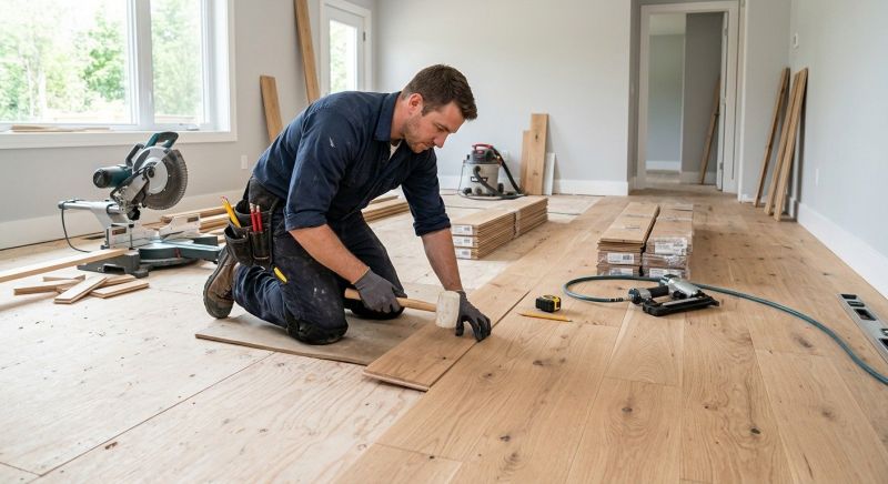 Wood Floor Replacement in Bowie, MD